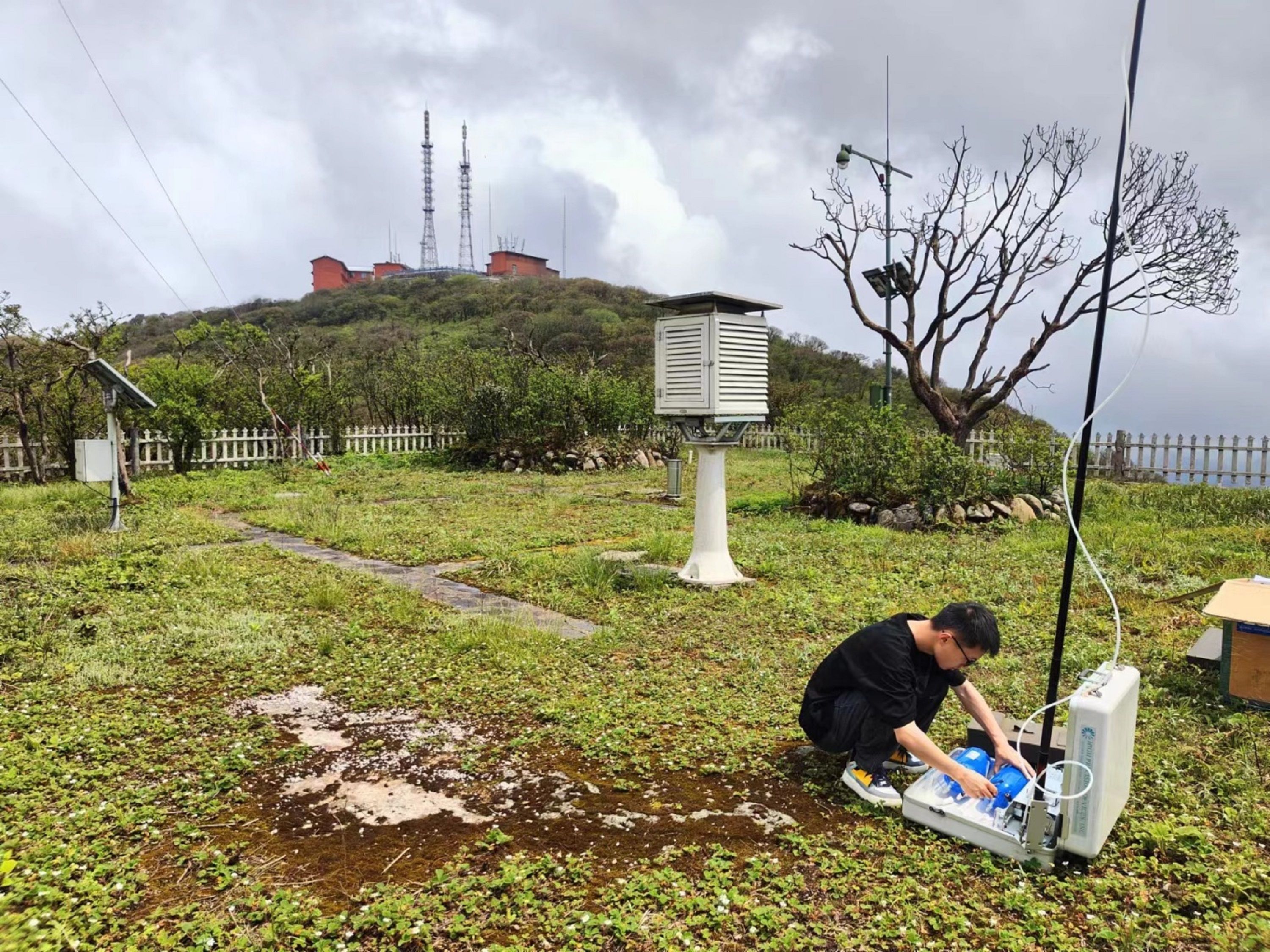 黃光新，雷公山溫室氣體觀測，雷山縣氣象局